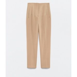 Taupe High Waist Zara Pants